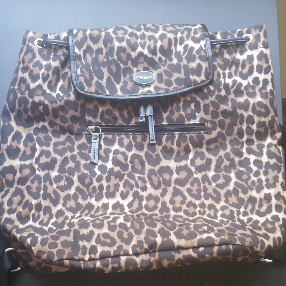 COACH nylon backpack